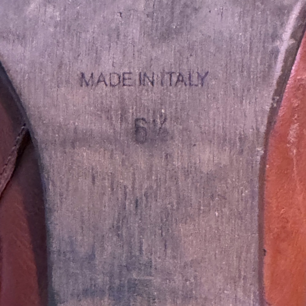 Madewell Billie Boots genuine leather stacked heel coffee Size 6.5 - Picture 11 of 11